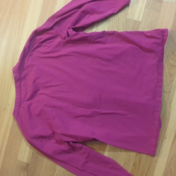 Laura Scott XL 3/4 sleeve fuschia top - Picture 5 of 5